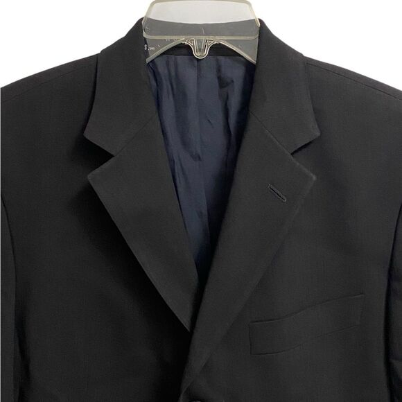Hugo Boss Einstein Sigma 3-Button Wool Suit Jacket Blazer Men's 36S Navy Preppy - Picture 5 of 15